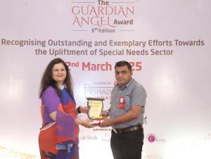 Samprat Education and Charitable Trust – Junagadh was awarded the Guardian Angel Award by Vishalveen Foundation Ahmedabad for its excellent work in the field of Divyang.