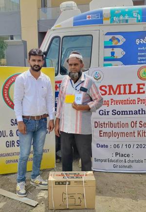 Self-Employment Camp Distribution Gir Somnath  06.10.2025